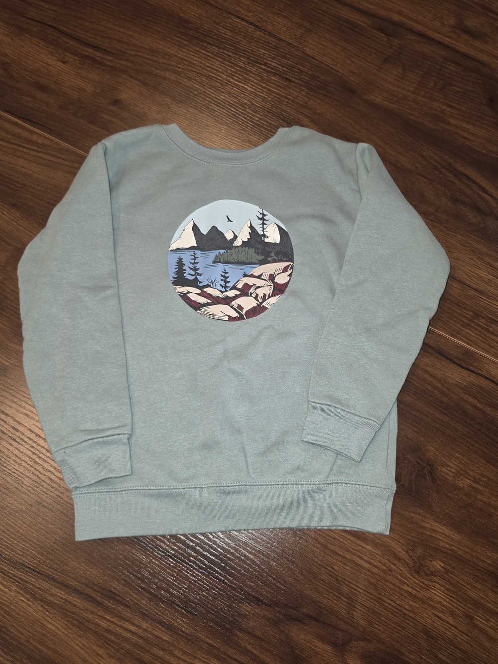 Garanimals Light Crewneck Sweatshirt with Mountain Graphic